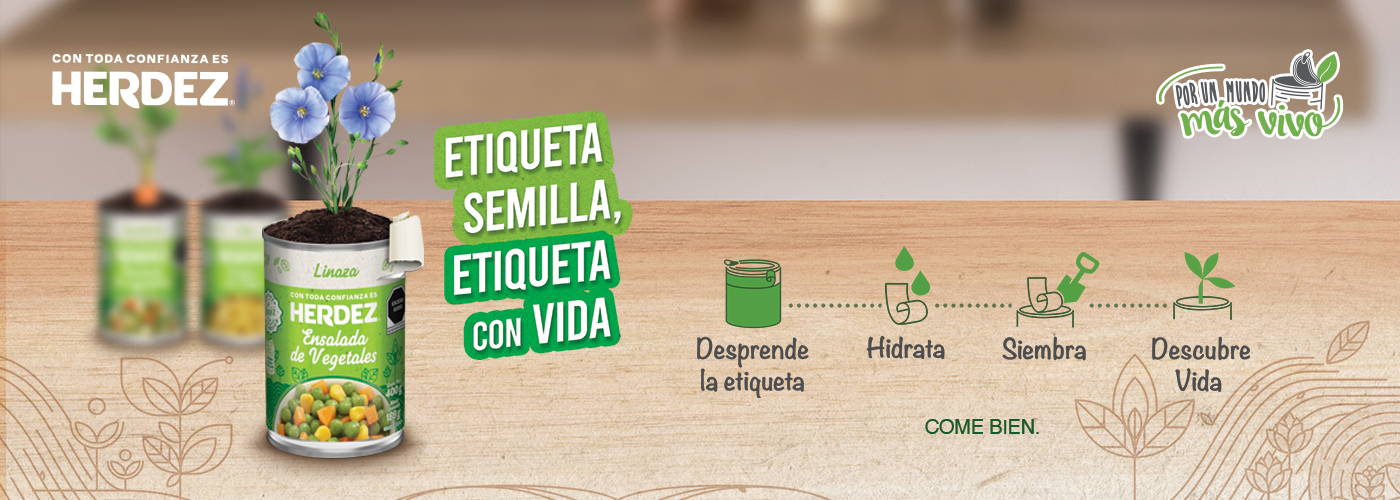 Etiqueta semilla, etiqueta con vida,